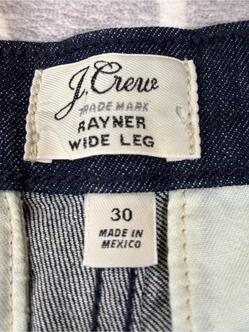 J. Crew Jeans, Rayner Wide-Leg Denim, Crop, W30, 30x24, Trouser Jeans - Picture 3 of 7